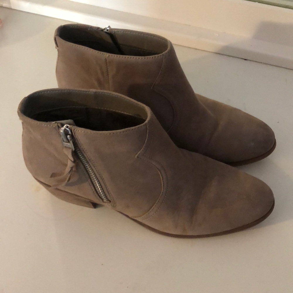 tan booties